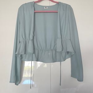 Aritzia sunday best tie Blouse